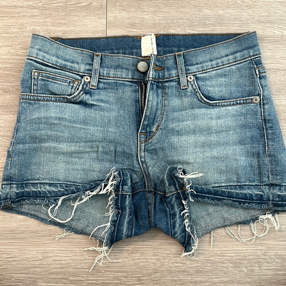 Rich & Skinny Jean Shorts, Size 24